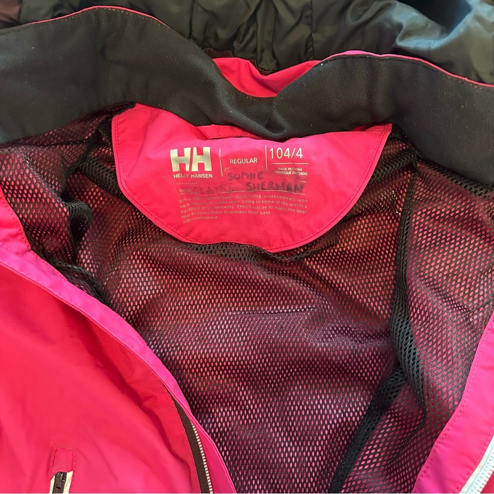 Helly Hansen | GUC - Girls Shelter 2.0 Jacket - Rain/wind proof - Size 4 - Picture 7 of 8